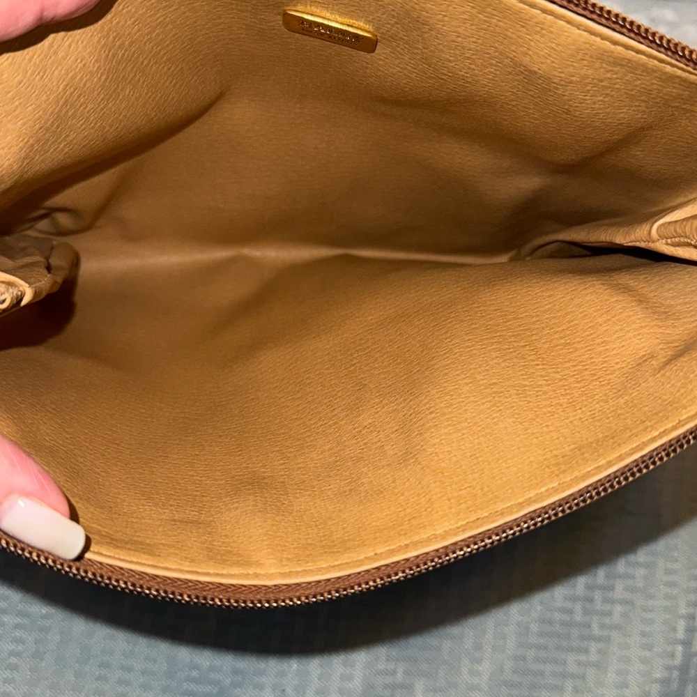 Bally Brown and Tan Leather Pouch - Picture 4 of 6